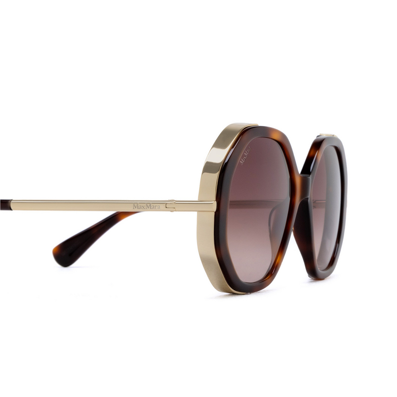 Lunettes de soleil Max Mara LIZ 52F dark havana - 3/3