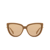 Lunettes de soleil Max Mara LIZ1 46G matte light brown - Vignette du produit 1/3