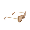 Lunettes de soleil Max Mara LIZ1 46G matte light brown - Vignette du produit 2/3