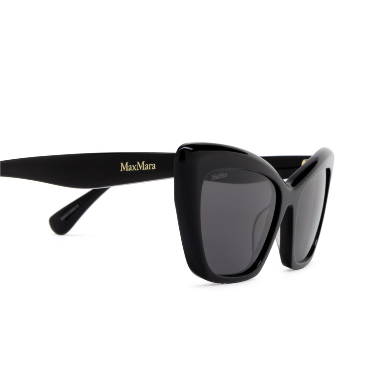 Lunettes de soleil Max Mara LOGO14 01A shiny black - 3/3