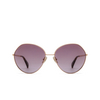 Lunettes de soleil Max Mara MENTON 28Z shiny rose gold - Vignette du produit 1/3