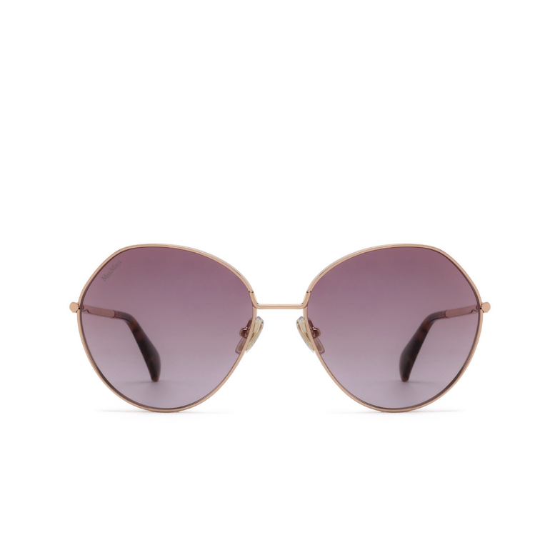 Lunettes de soleil Max Mara MENTON 28Z shiny rose gold - 1/3