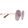 Occhiali da sole Max Mara MENTON 28Z shiny rose gold - anteprima prodotto 3/3