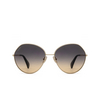 Lunettes de soleil Max Mara MENTON 32B shiny pale gold - Vignette du produit 1/3