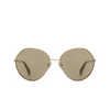 Gafas de sol Max Mara MENTON 32G shiny pale gold - Miniatura del producto 1/3