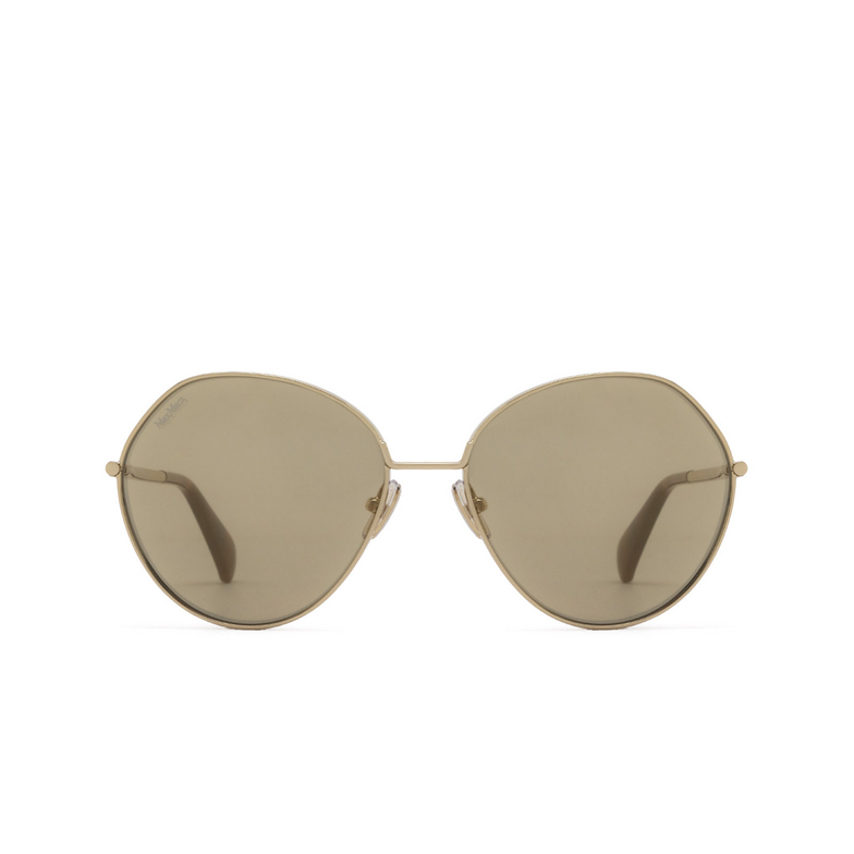 Lunettes de soleil Max Mara MENTON 32G shiny pale gold - 1/3