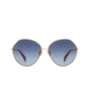 Gafas de sol Max Mara MENTON 33W shiny pink gold - Miniatura del producto 1/3