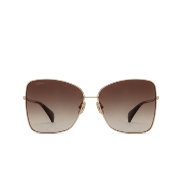 Gafas de sol Max Mara MENTON1 28F shiny rose gold - Vista delantera