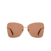 Gafas de sol Max Mara MENTON1 32E shiny pale gold - Miniatura del producto 1/3