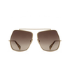 Max Mara MENTON1 Sunglasses 32F shiny pale gold - product thumbnail 1/3