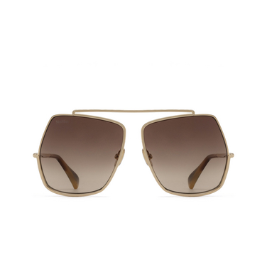 Gafas de sol Max Mara MENTON1 32F shiny pale gold - Vista delantera