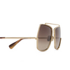 Max Mara MENTON1 Sunglasses 32F shiny pale gold - product thumbnail 3/3