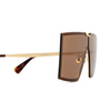 Max Mara MM0117 Sunglasses 32E shiny pale gold - product thumbnail 3/3