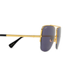 Lunettes de soleil Max Mara MM0121 30A shiny deep gold - Vignette du produit 3/3