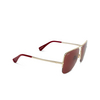 Max Mara MM0121 Sunglasses 32S shiny pale gold - product thumbnail 2/3