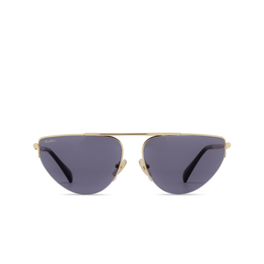 Max Mara MM0122 Sunglasses 32A shiny pale gold - front view