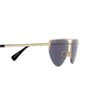 Lunettes de soleil Max Mara MM0122 32A shiny pale gold - Vignette du produit 3/3