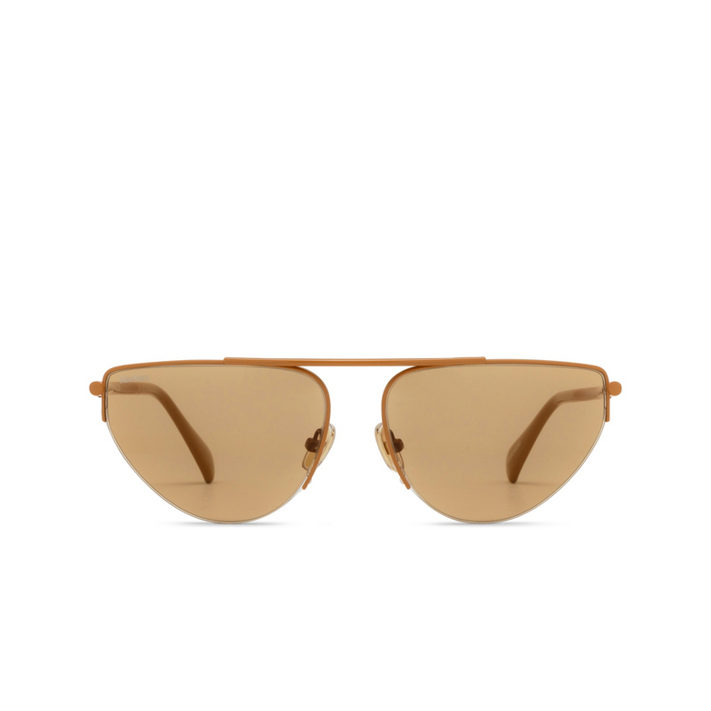 Max Mara MM0122 Sunglasses 45E shiny light brown - 1/3