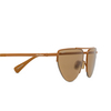 Max Mara MM0122 Sunglasses 45E shiny light brown - product thumbnail 3/3