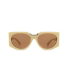 Max Mara MM0123 Sunglasses 25E shiny ivory - product thumbnail 1/3