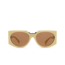 Max Mara MM0123 Sunglasses 25E shiny ivory