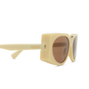 Max Mara MM0123 Sunglasses 25E shiny ivory - product thumbnail 3/3