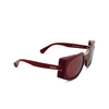 Max Mara MM0123 Sunglasses 69S shiny bordeaux - product thumbnail 2/3