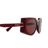 Max Mara MM0123 Sunglasses 69S shiny bordeaux - product thumbnail 3/3