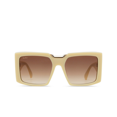 Max Mara MM0124 Sonnenbrillen 25F shiny ivory - Vorderansicht