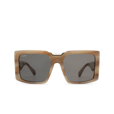 Max Mara MM0124 Sonnenbrillen 60A beige horn - Vorderansicht