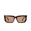 Lunettes de soleil Max Mara MM0126 55E dark havana - Vignette du produit 1/3