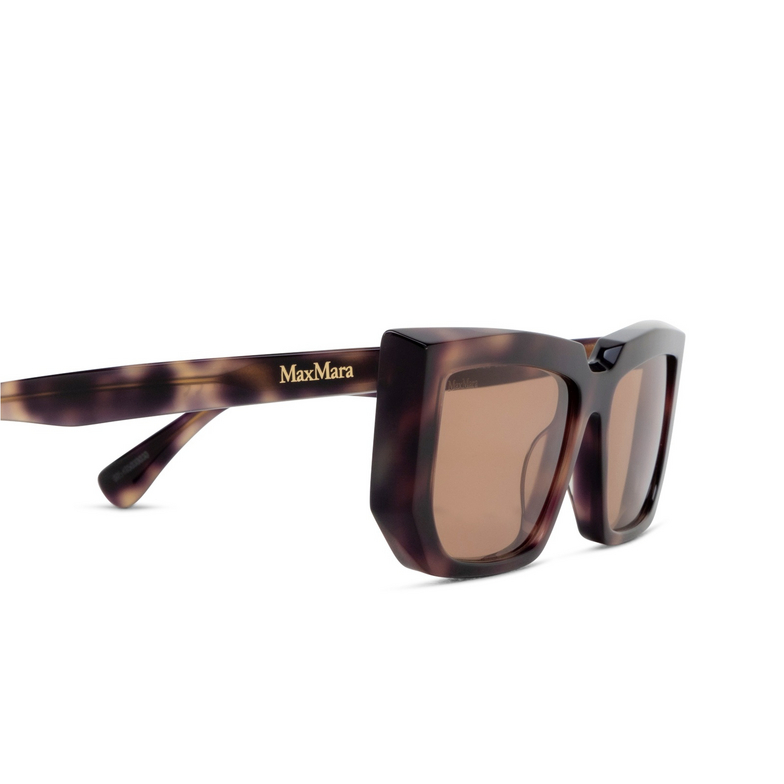 Lunettes de soleil Max Mara MM0126 55E dark havana - 3/3