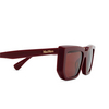 Occhiali da sole Max Mara MM0126 69S shiny bordeaux - anteprima prodotto 3/3