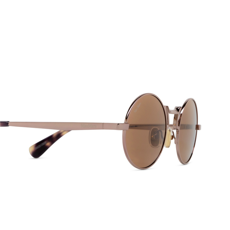 Lunettes de soleil Max Mara MM0127 36E shiny dark bronze - 3/3