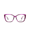 Occhiali da vista Max Mara MM5007 083 violet / striped / shiny pale gold - anteprima prodotto 1/3