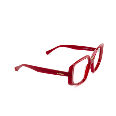 Max Mara MM5131-B Eyeglasses 066 shiny dark red - three-quarters view