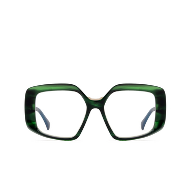 Max Mara MM5131-B Eyeglasses 098 dark green / striped - front view