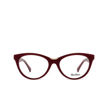 Max Mara MM5132 Eyeglasses 066 shiny dark red - front view
