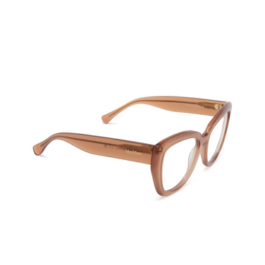 Max Mara MM5134 Eyeglasses 045 shiny light brown - three-quarters view