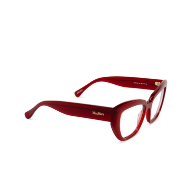 Max Mara MM5135 Eyeglasses 066 shiny dark red - three-quarters view