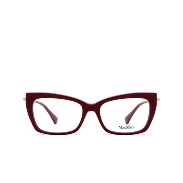 Max Mara MM5137 Eyeglasses 066 shiny dark red - front view