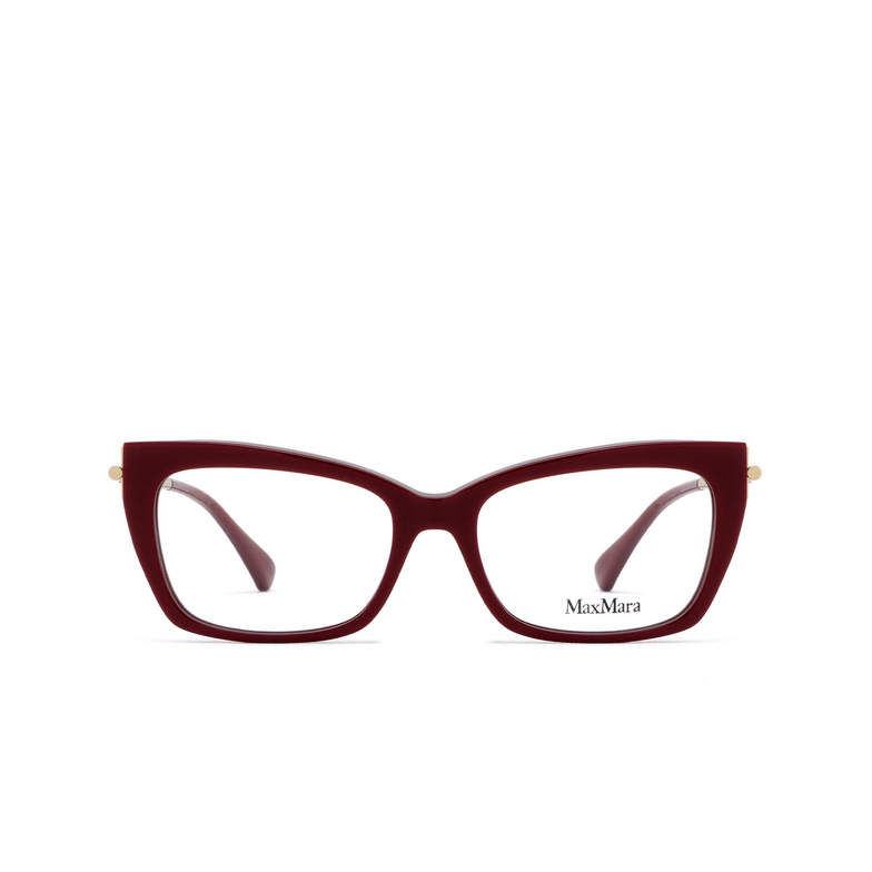 Max Mara MM5137 Eyeglasses 066 shiny dark red - 1/3