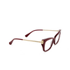 Gafas graduadas Max Mara MM5137 066 shiny dark red - Miniatura del producto 2/3