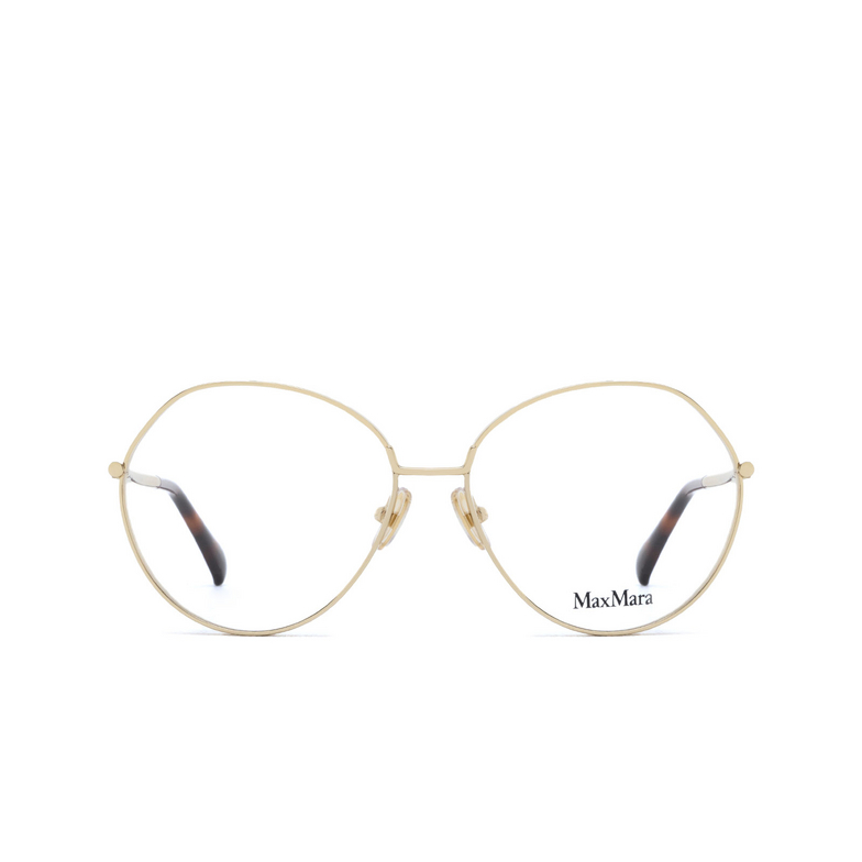 Gafas graduadas Max Mara MM5139 032 shiny pale gold - 1/3