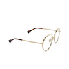 Gafas graduadas Max Mara MM5139 032 shiny pale gold - Miniatura del producto 2/3