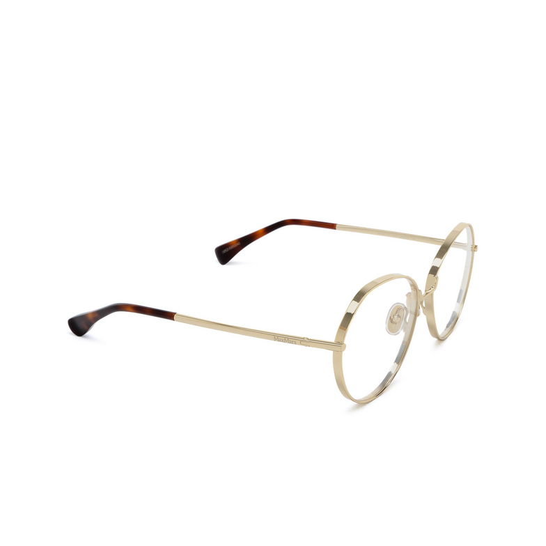 Gafas graduadas Max Mara MM5139 032 shiny pale gold - 2/3