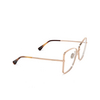 Occhiali da vista Max Mara MM5140 028 shiny rose gold - anteprima prodotto 2/3