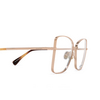 Occhiali da vista Max Mara MM5140 028 shiny rose gold - anteprima prodotto 3/3