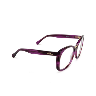 Max Mara MM5141 Eyeglasses 083 violet / striped - three-quarters view
