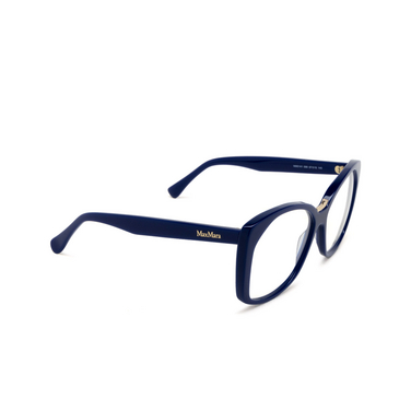 Gafas graduadas Max Mara MM5141 090 shiny blue - Vista tres cuartos